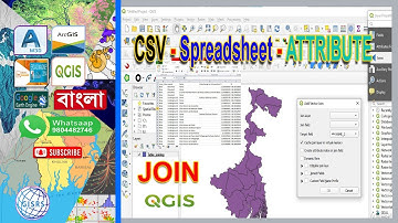 Table Joining in QGIS || Join Attribute Table in QGIS || Spreadsheet plugin to import Excel files