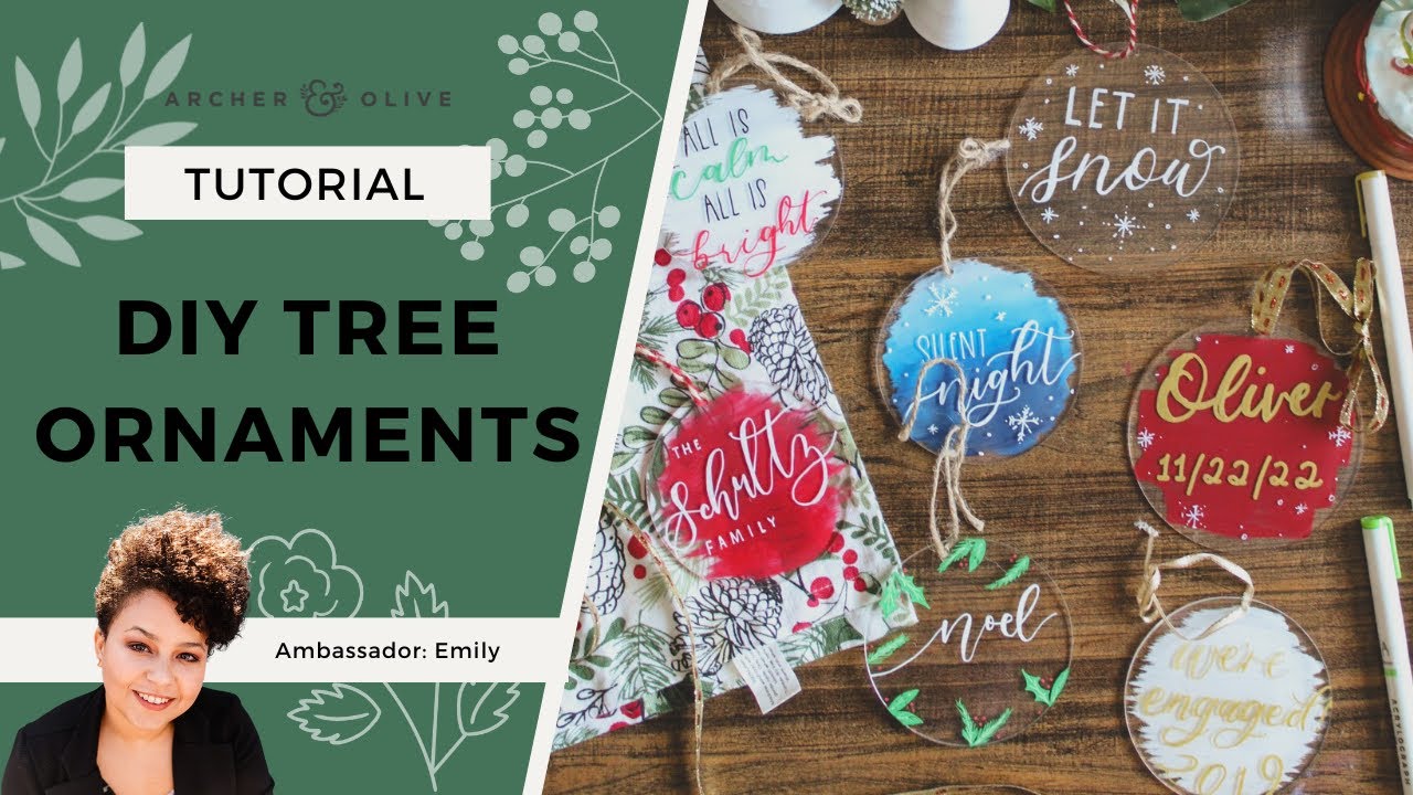 How to Make Engraved Personalized Christmas Ornaments Story - Abbi Kirsten  Collections