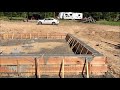 Our Cabin Build Part Four Stem wall and Footer Concrete Pour