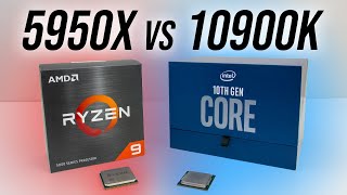 AMD Ryzen 9 5950X vs Intel i9-10900K CPU Comparison