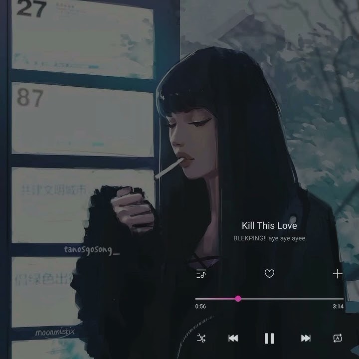 BLACKPINK - Kill This Love aesthetic (english lyric video)