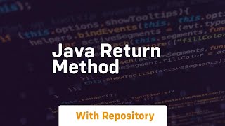 Famous java return method Profile