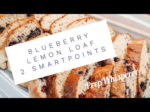 Blueberry lemon loaf - WW - 2 SmartPoints- Weight Watchers