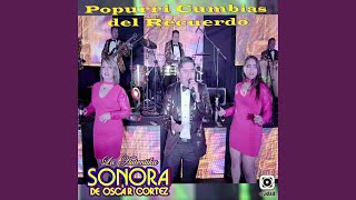 Video thumbnail of "La Autentika Sonora de Oscar Cortez - Popurri Cumbias del Recuerdo: Pedacito de Mi Vida / Ojitos Mentirosos (En Vivo)"