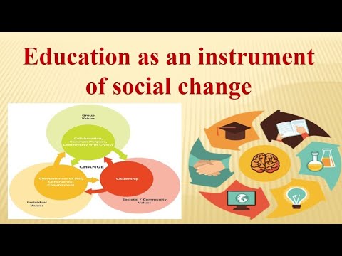 what is social change and education