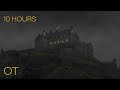 Spooky Stormy Night in Edinburgh | Thunder & Rain Sounds for Sleep | Relaxation | Study | 10 HOURS