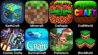 EarthCraft,Minecraft,Craftopia,CraftWorld,Cosmic Crafts,Survival Craft,Prehistoric Craft,BlockBuild screenshot 2