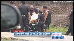 90-year-old woman in a police stand off