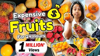 I only ate Expensive & Untried Exotic Fruits for 24 Hours | Food Challenge