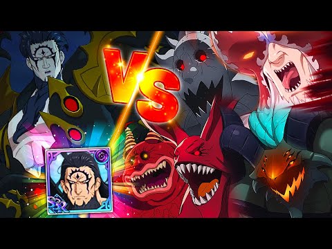 PVE MONSTER?! DEMON KING VS EVERY RAID in Seven Deadly Sins: Grand Cross