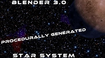 Blender 3.0 How to make procedurally generated stars and animate them