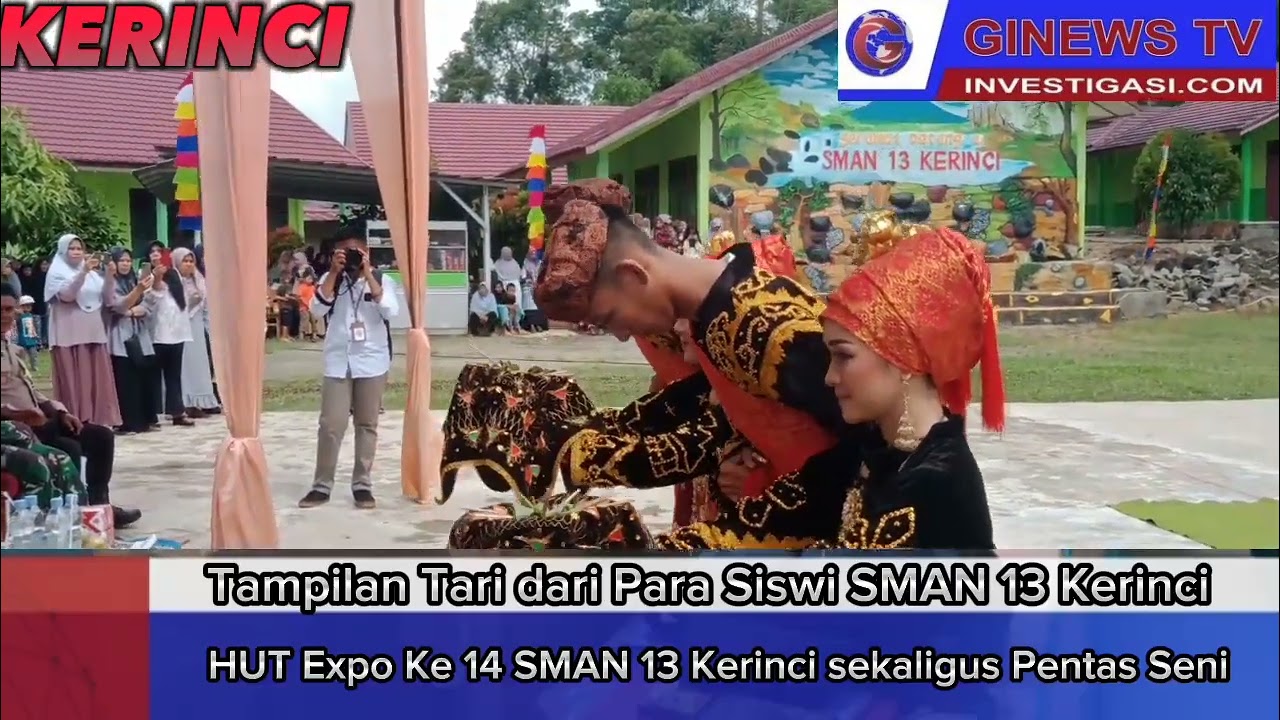 HUT Expo Ke 14 SMAN 13 Krc  Pertama Kali Diadakan & Lsg Dihadiri Dinas Pddk Prov Jambi H.Syamsurizal