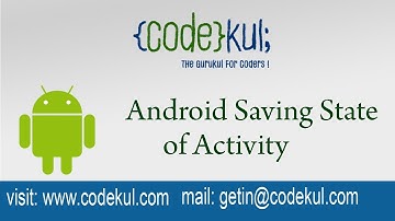 Android Tutorial 2019 - Android Saving State of Activity