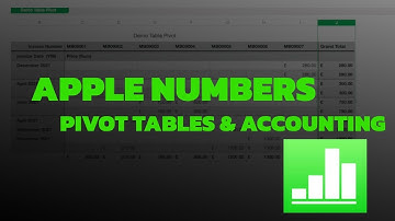 Numbers | Pivot Table & Basic Accounting Table