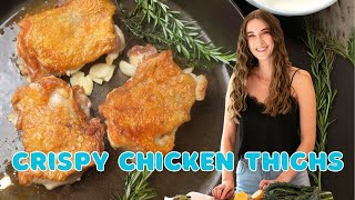 How to Make the Crispiest Chicken Thighs - Simple & Healthy Recipe Everyone Will Love!