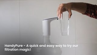 Rama Handypure Water Dispenser  Clean Water Made Easy