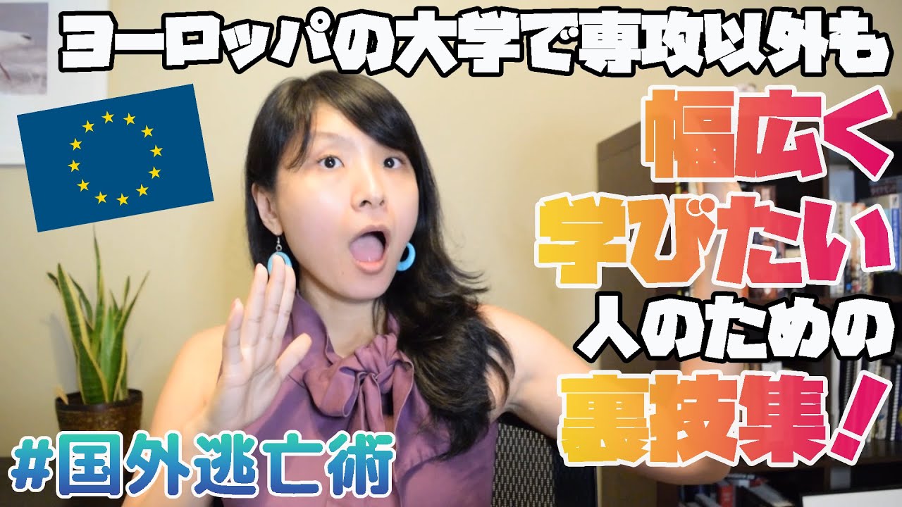 ヨーロッパの大学って自分の専攻しか学べないの？ヨーロッパの大学行きたい！でも3年間専攻の勉強だけってのは嫌だ！幅広く色んなことを学んでみたい人が活用できるヨーロッパで専攻以外を学ぶ裏技集　#国外逃亡術
