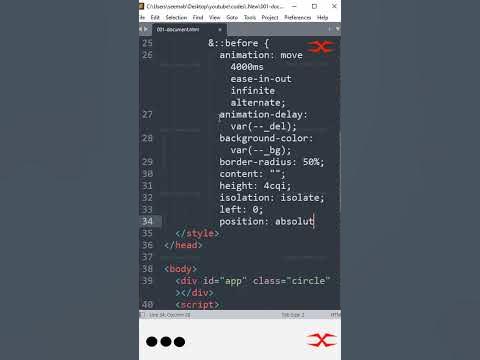 circles | HTML CSS & JavaScript - YouTube