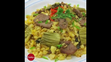 #CookyVN - Cách Làm Cơm Rang Dưa Bò ngon lành cho bữa sáng nhanh gọn - Cooky TV
