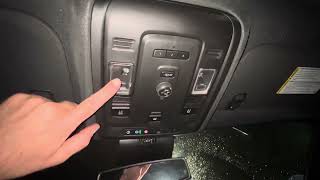 How to turn all the interior light’s on or off in a 2023 + Chevy Tahoe, Suburban, or GMC Yukon.