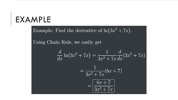 Lecture 4: Differentiation of Transcendental Functions