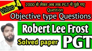 Robert Lee Frost biography and works (objective type questions) 2001 To 2016 screenshot 4