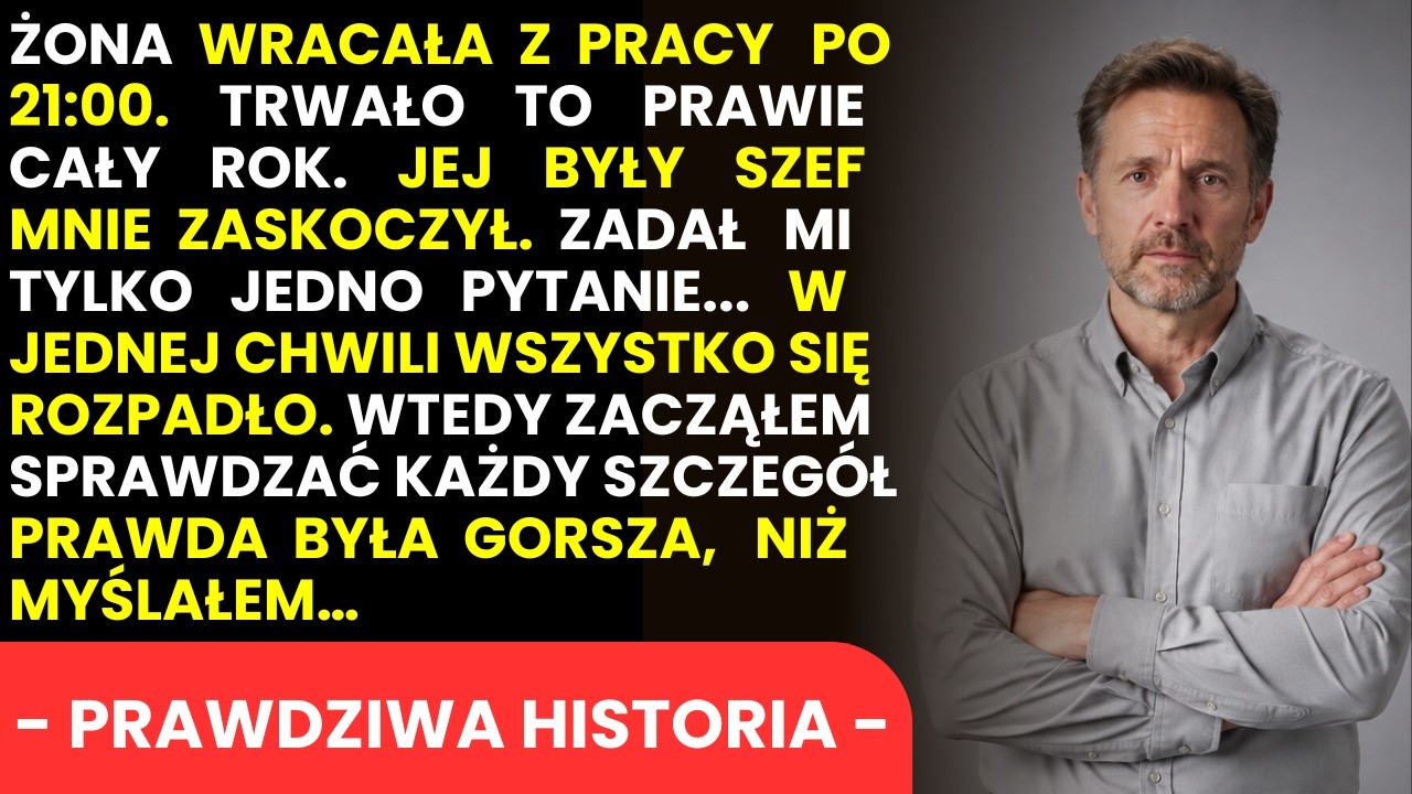 Stałem w centrum handlowym, gdy mąż wyciągnął zdjęcie z mojego ślubu i zapytał: „Czy wiesz, że twoja żona od roku nie pracuje u mnie?” W jednej sekundzie moje piętnastoletnie małżeństwo zamieniło...
