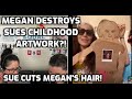 SUE GIVES MEGAN HAIRCUT! SUE & MEGANS FIRST DATE & KISS!!!!