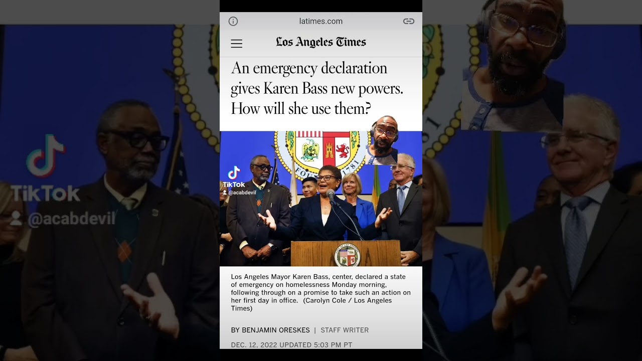 ⁣L.A. Mayor Karen Bass declares state of emergency on homelessness. #losangeles #california #shorts