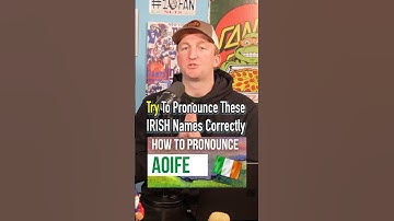Try To Pronounce These IRISH NAMES Correctly! #shorts #name #pronounce #language #irish #world
