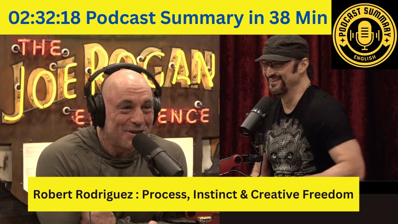 Краткий обзор подкаста JRE: Роберт Родригес о процессе, инстинкте и творческой свободе @joerogan