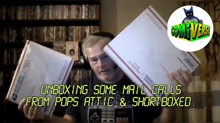 Unboxing Mail Calls From Pops Attic Shortboxed