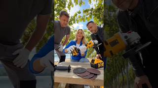 Wireless angle grinder, capable of cutting, polishing, and rust removal. #electrictools #tools
