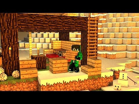 Minecraft // გადარჩენა ქართულად // სახლის შენება // ნაწილი პირველი