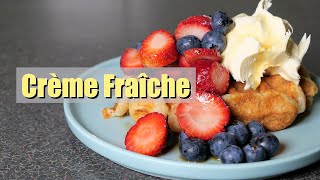 How To Make Crème fraîche  - Fatemahisokay كيفية صنع الكريمة الطرية او الكريم فريش