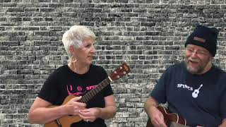 Video thumbnail of "Galway Girl Steve Earle Two Ukuleles Spukes"