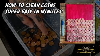 How to Clean Coins – Super Easy in Minutes | Cant Stop Art