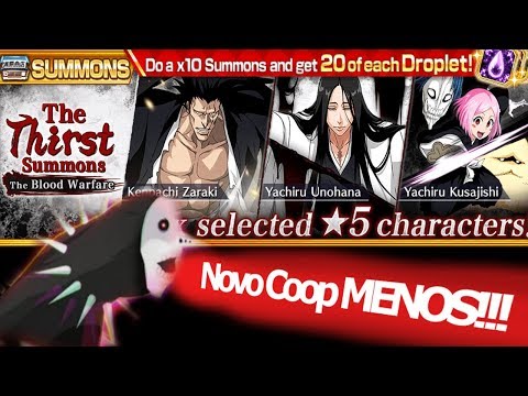 Bleach Brave Souls: UNOHANA DE VOLTA!!! Coop dos MENOS CHEGANDO!!! + Bônus summons ticket 6*!!! - Omega Play