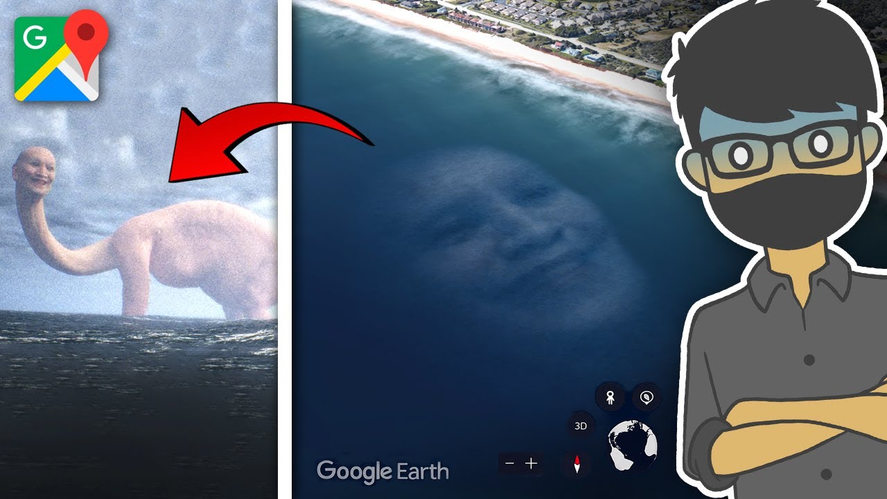 PENAMPAKAN WAJAH MANUSIA MENGERIKAN DI GOOGLE EARTH