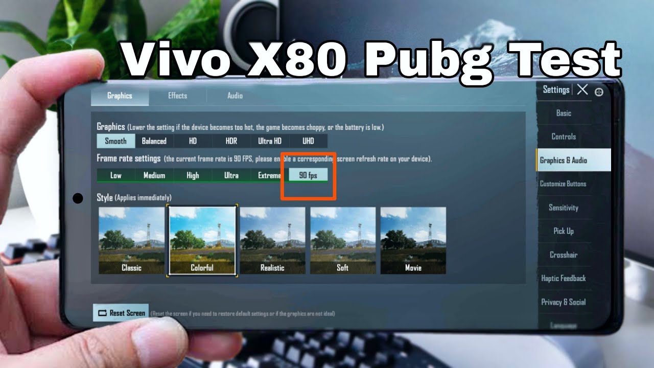 Vivo X80 Pro PUBG Mobile Gaming test