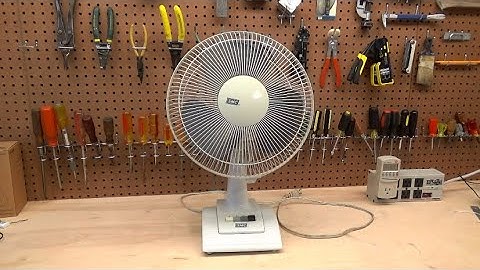 SMC TR-12 12" Oscillating Desk/Table Fan | Initial Checkout