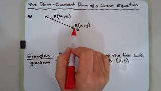 How to Find Line Equation Using Point-Gradient Formula y - y1 = m(x - x1) | Slope-Gradient Equation