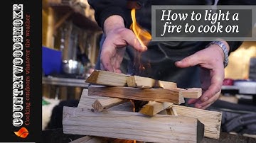 How To Make A Fire To Cook On