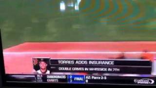 Andres Torres Double 5-12-11