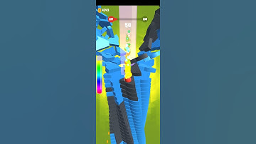 drop stack ball android games level 137 #shorts