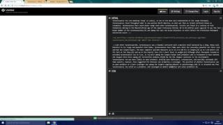 Basic introduction to HTML and CSS (Lecture 2 summary)