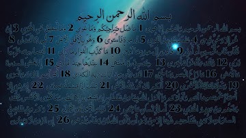 Tawfik As Sayegh I Quran I Sourat An-Najm I توفيق الصائغ I سورة النجم I 4K Best QSound & Read مكتوبة