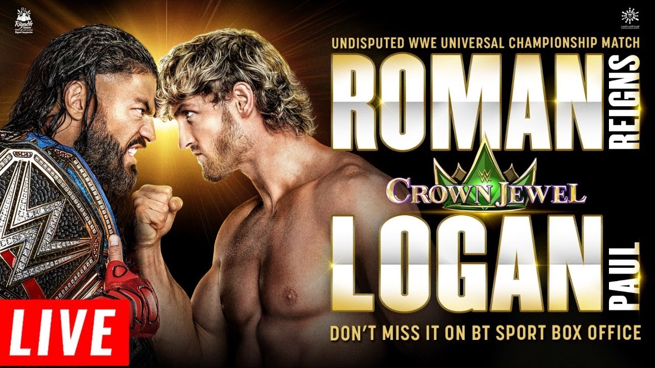 🔴 WWE Crown Jewel 2022 Live Stream - Full Show Watch Along - Roman Reigns vs Logan Paul