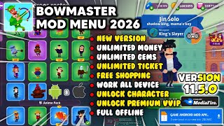 BOWMASTERS MOD APK TERBARU 2026 Versi 11.5.0 - Unlimited Everything & Unlock All Characters