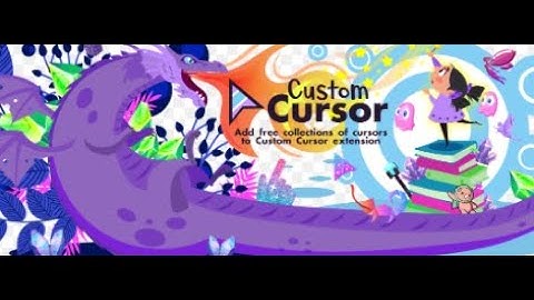 How to get a custom cursor on chromebook or on a school laptop
